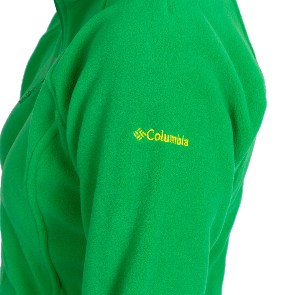 Oregon Ducks, Columbia, Green, Coat/Jacket, Polyester, Women, Give and Go III, Full Zip, Fleece, 796619